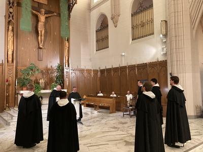 New friars receive the habit of St. Dominic