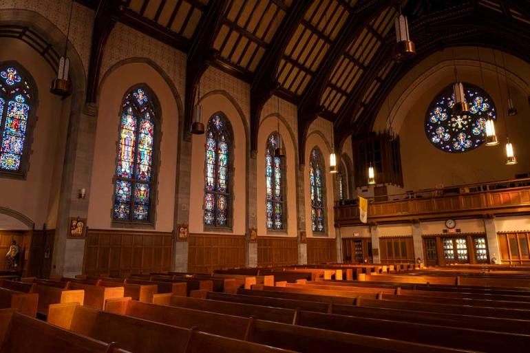 Inside of St. Vincent Ferrer Church