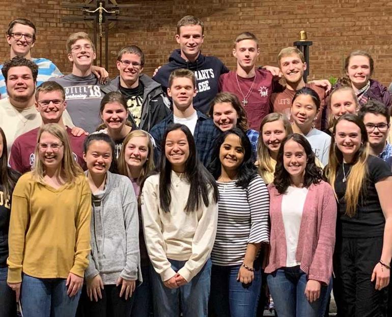 Day of Giving 2020 group at St. Thomas More
