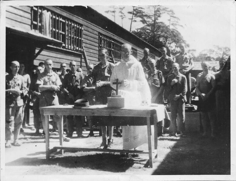 Fr. Curran celebrating mass