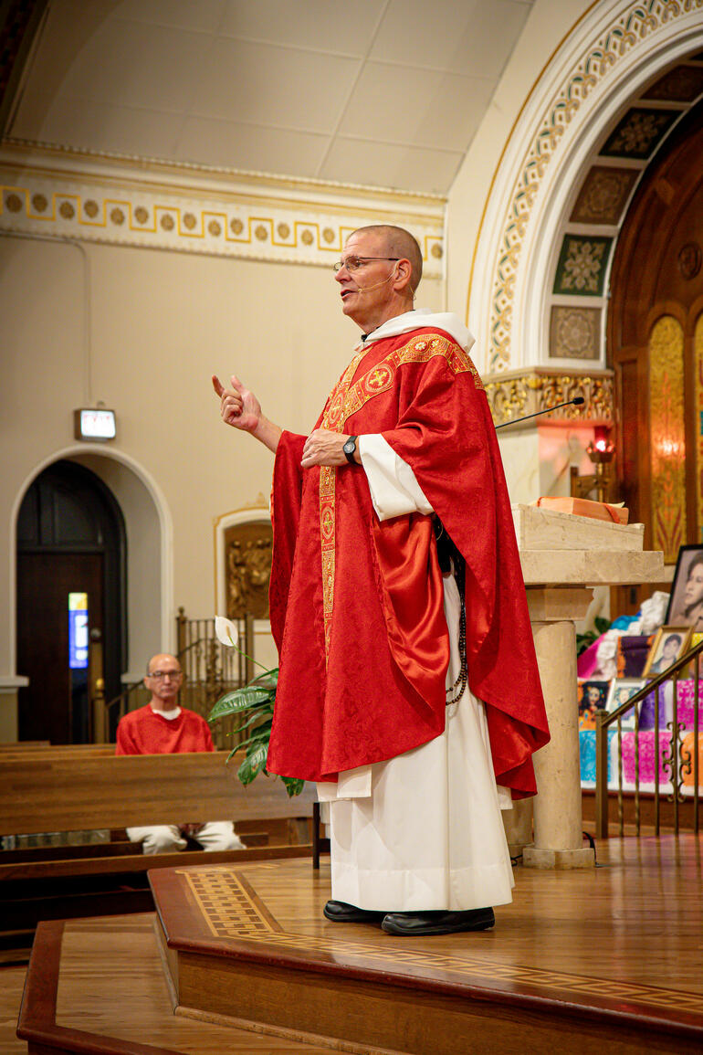 Color photo of Fr. Mike Ford, OP, Feast Day 2024