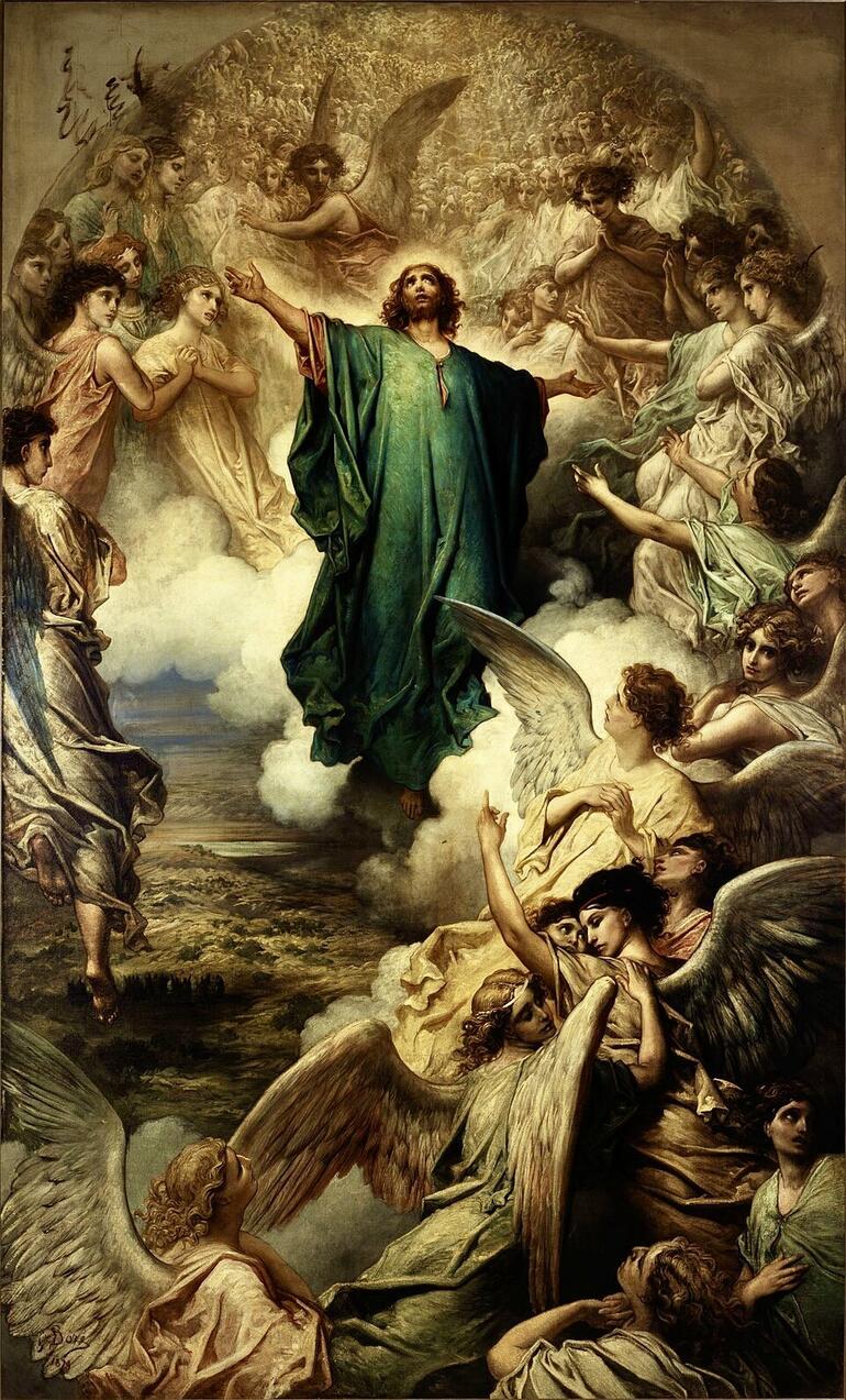 The Ascension of Jesus by Gustave Doré