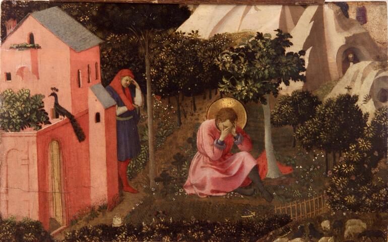 Conversion of St Augustine by Fra Angelico, c. 1430