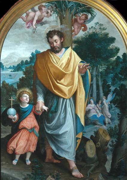 St Joseph with Jesus