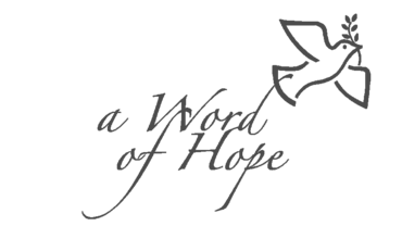 A Word Of Hope with dove