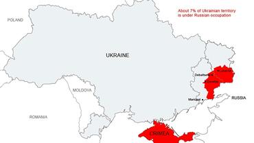 Map of Russian Occupation of Ukraine