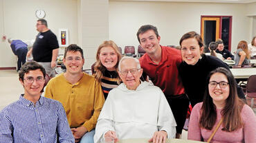 Fr. Justus and Students
