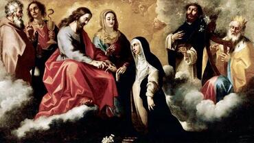 The marriage of St Catherine of Siena