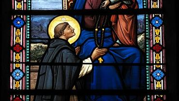 Virgin Mary and St Dominic