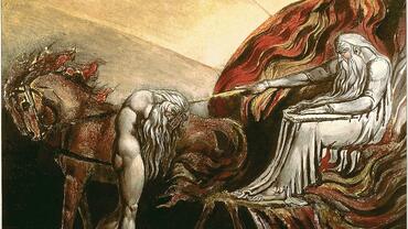 God Judging Adams by William Blake