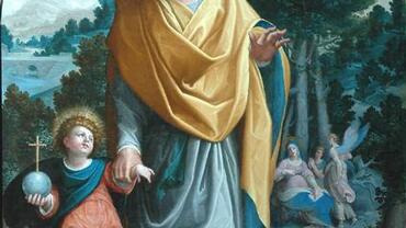 St Joseph with Jesus