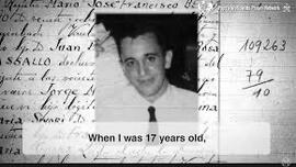Screen shot of Pope Francis at 17