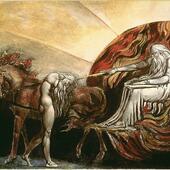 God Judging Adams by William Blake